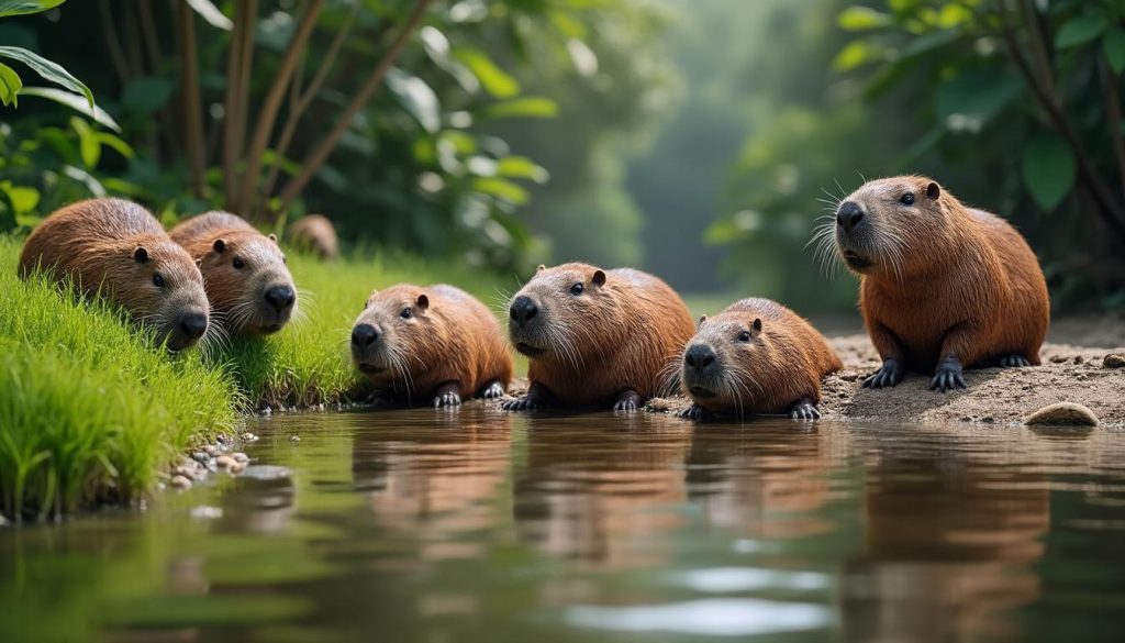 découvrez les habitudes quotidiennes des capybaras, leurs comportements, leur alimentation et leur mode de vie naturel dans cet article fascinant.