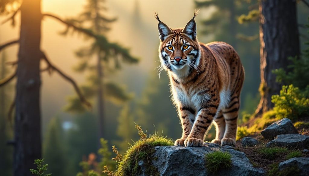 explorez la vie secrète du bobcat, ce félin sauvage captivant, et plongez dans son univers naturel fascinant.