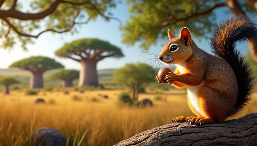 explorez les caractéristiques uniques et le mode de vie fascinant de l'écureuil africain, un trésor de la faune sauvage à découvrir absolument.