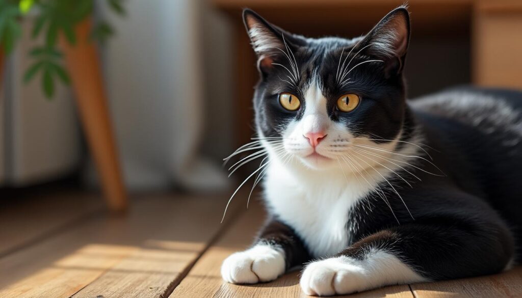 découvrez les mystères fascinants des chats blanc et noir, ces félins au pelage bicolore qui cachent bien des secrets sur leur caractère et leur histoire.