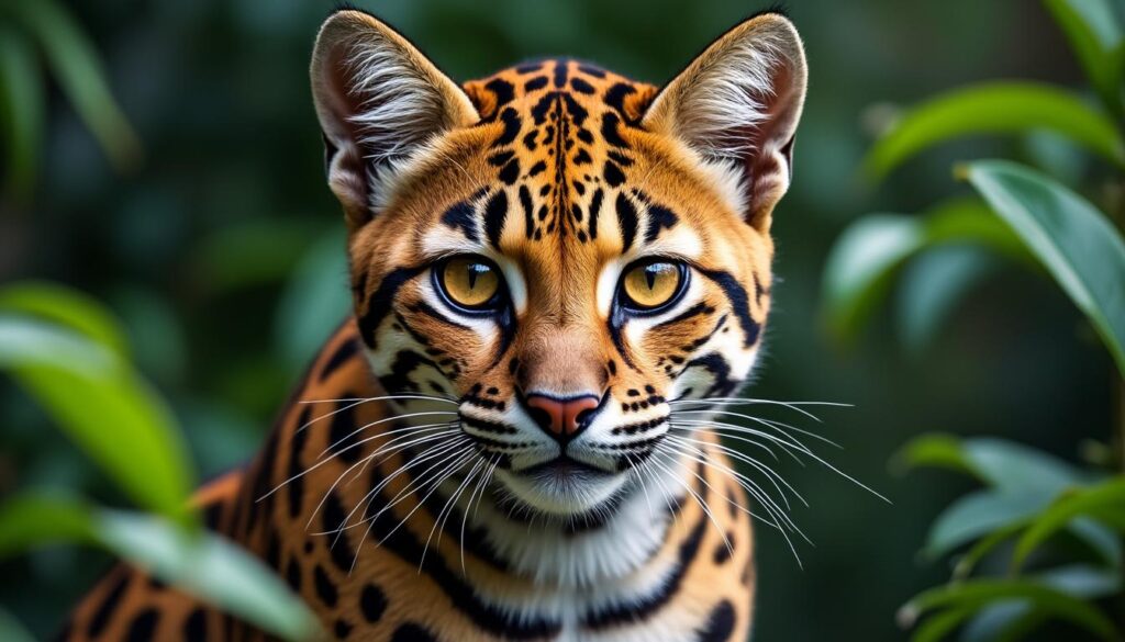 découvrez l'ocelot, ce félin sauvage au pelage tacheté unique, apprécié pour sa beauté et son mystère par les passionnés d'animaux.