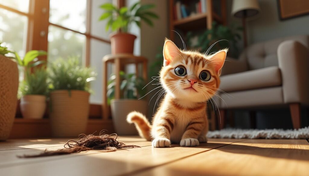 découvrez pourquoi votre chat mange vos cheveux et comprenez les raisons derrière ce comportement étrange mais fréquent chez nos félins.