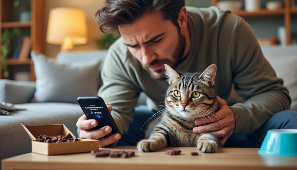 découvrez les gestes d'urgence à adopter si votre chat a mangé du chocolat et les conseils essentiels pour prévenir ce risque toxique. protégez la santé de votre compagnon félin efficacement.