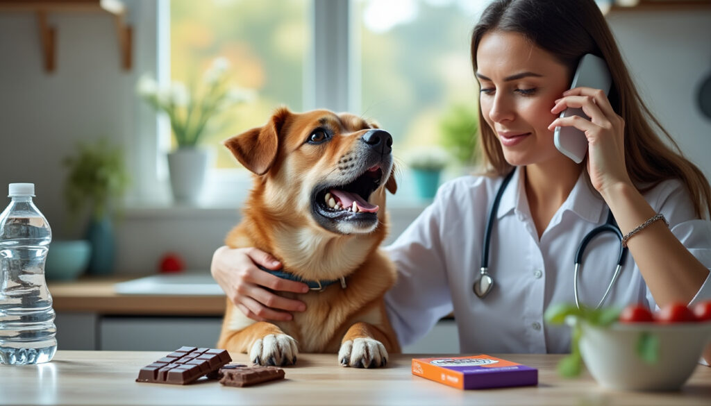 découvrez les gestes d'urgence indispensables si votre chien a mangé du chocolat, ainsi que les conseils essentiels pour prévenir cet accident et protéger votre animal.