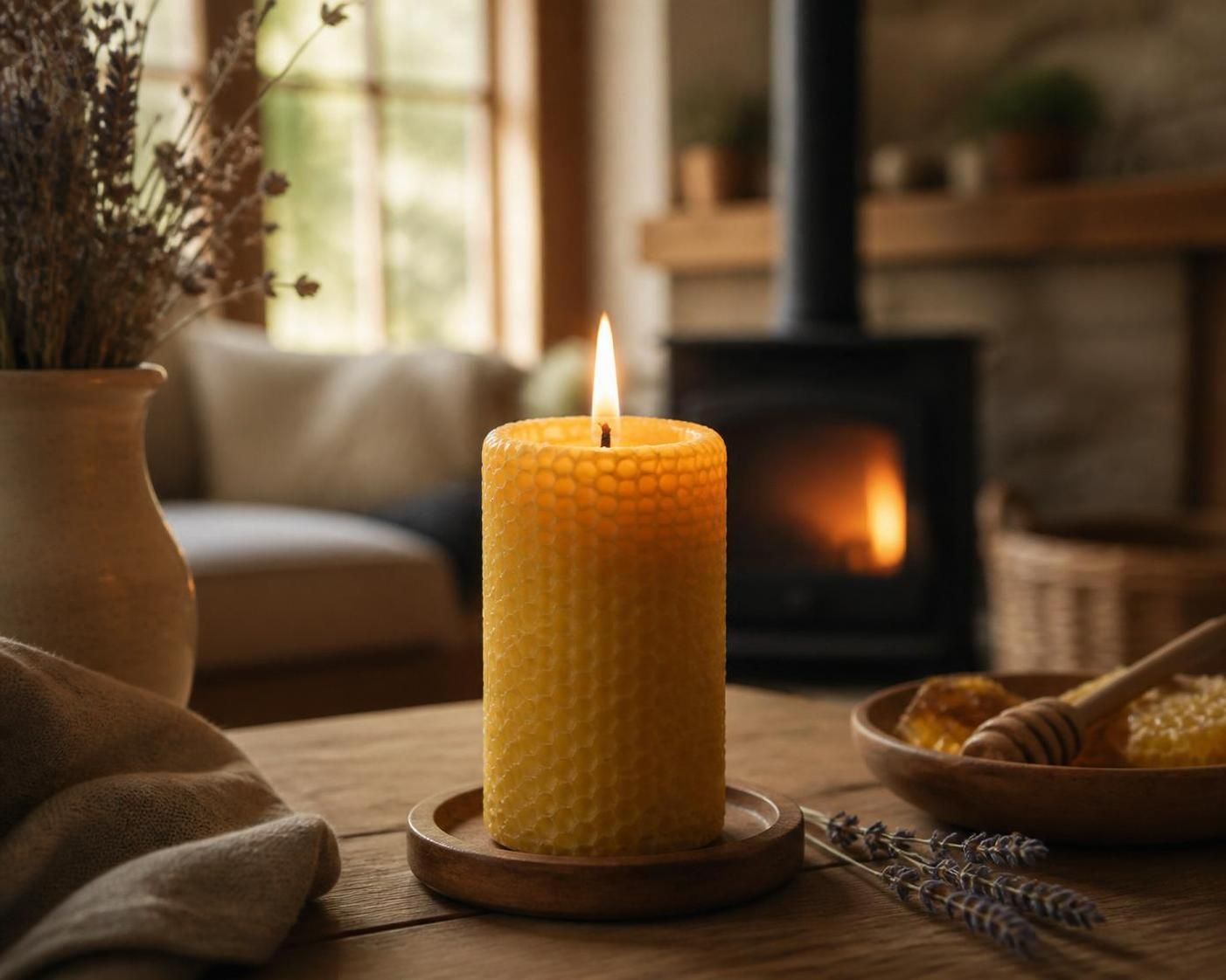 découvrez les avantages des bougies en cire d'abeille, un matériau naturel qui apporte une lumière douce et saine pour sublimer votre intérieur tout en respectant l'environnement.