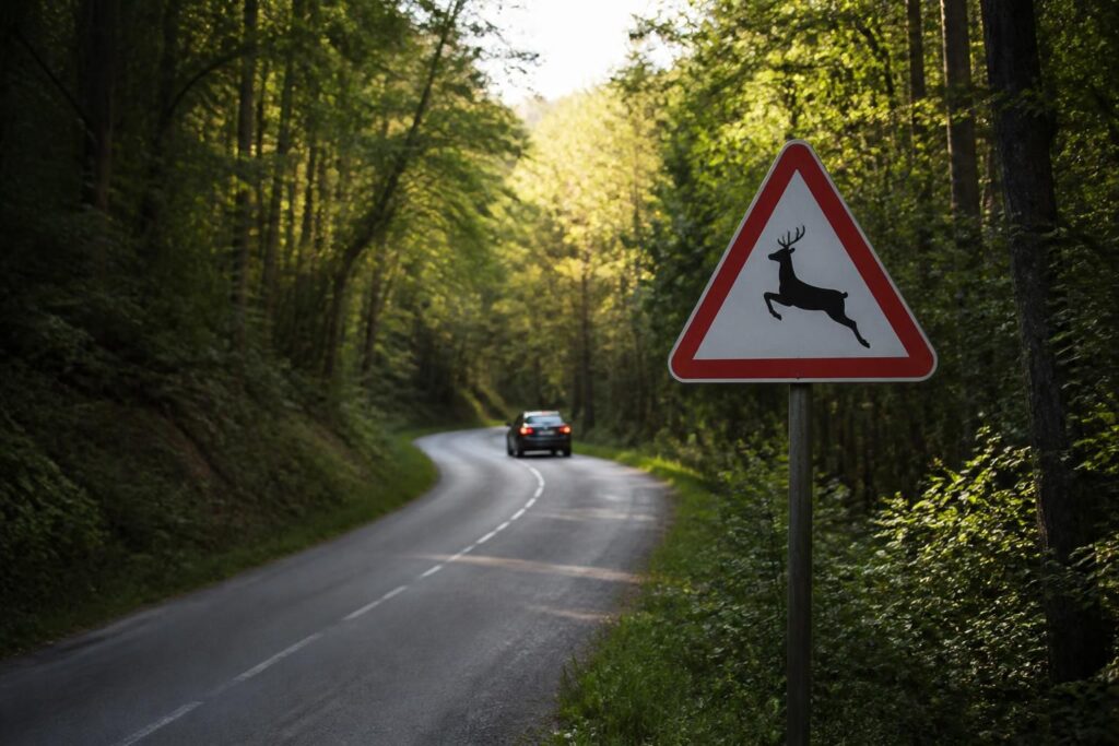 découvrez ce que le code de la route révèle sur les panneaux alertant de la présence d'animaux sauvages, un signal souvent ignoré mais essentiel pour la sécurité routière.