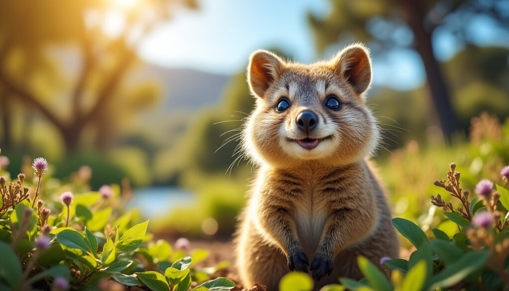découvrez le quokka, ce marsupial souriant originaire d'australie, et comprenez pourquoi son apparence charmante fascine tant les visiteurs du monde entier.