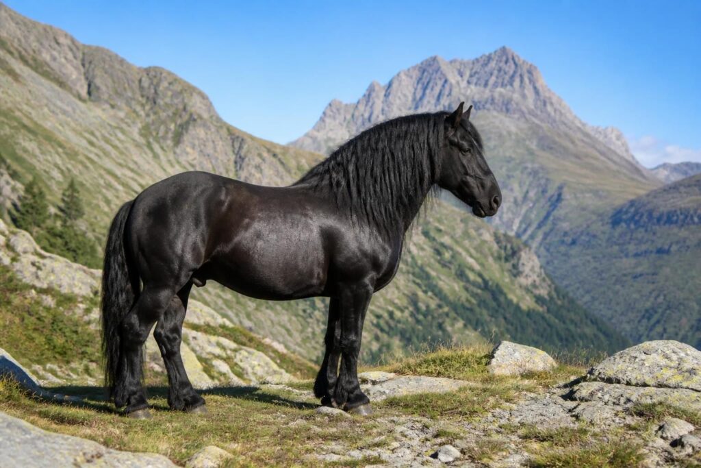 découvrez les caractéristiques uniques du cheval mérens, une race de montagne robuste et élégante, reconnue pour son caractère docile et son adaptabilité en milieu naturel.
