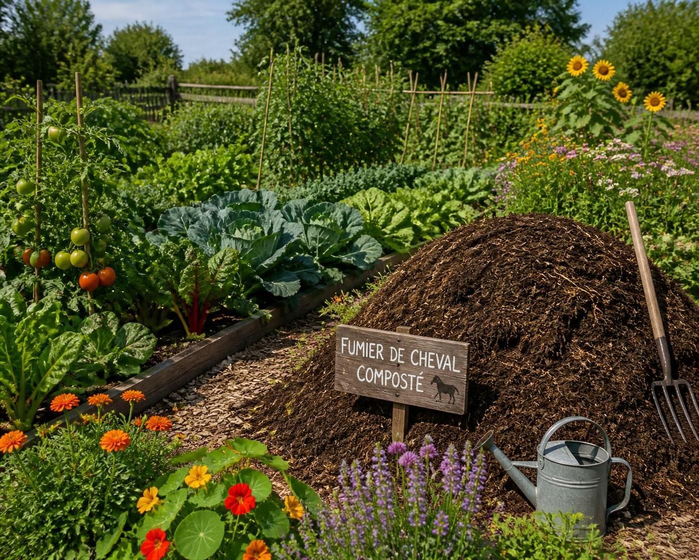 découvrez les bienfaits insoupçonnés du fumier de cheval, un engrais naturel efficace pour enrichir et revitaliser votre jardin.