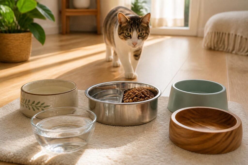 découvrez quelles matières de gamelles sont les meilleures pour la santé de votre chat et offrez-lui un repas sain et sécurisé.