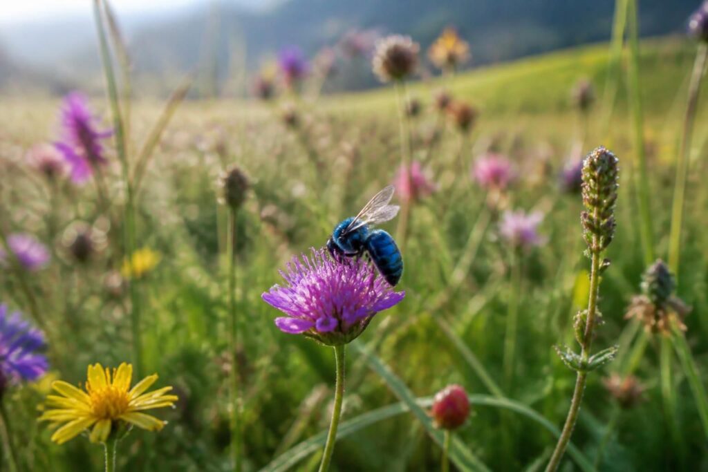 découvrez l'abeille bleue, un trésor méconnu de la biodiversité française, et son rôle essentiel dans l'équilibre des écosystèmes locaux.