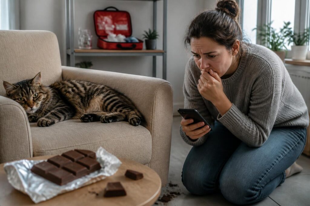 découvrez les gestes à adopter en urgence si votre chat a mangé du chocolat, les risques potentiels pour sa santé et nos conseils pour agir rapidement et efficacement.