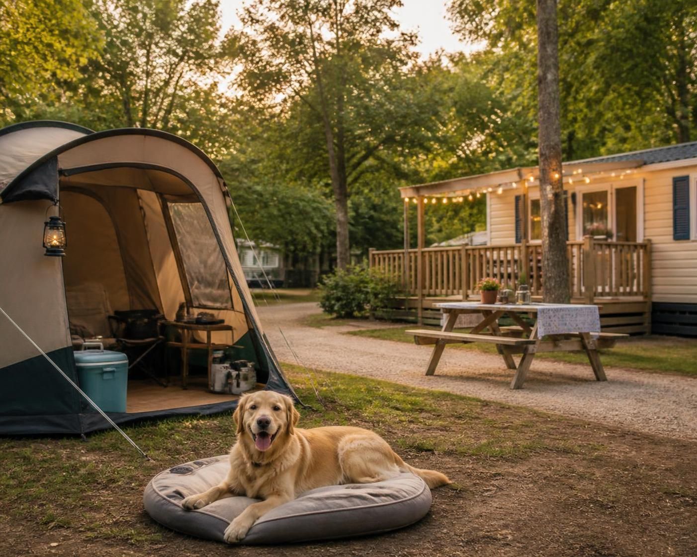 découvrez nos astuces pour trouver un camping acceptant les chiens et profitez de vacances sans stress avec votre compagnon à quatre pattes.
