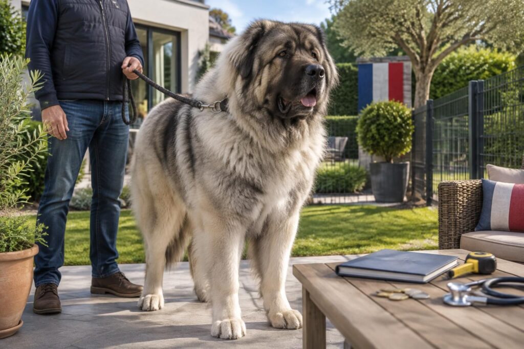 découvrez la taille, le poids et le prix du berger du caucase, ainsi que la réglementation à connaître avant d’en adopter un en france.