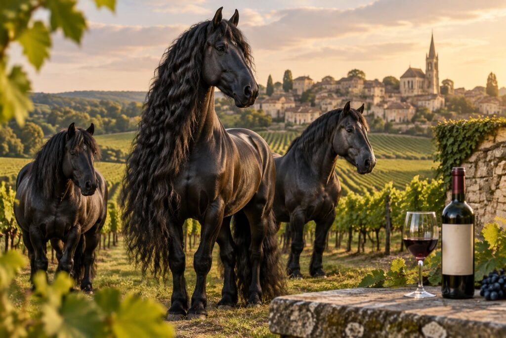 découvrez les races de chevaux noirs, leurs caractéristiques et les vins de saint-émilion cheval noir : histoire, terroir et conseils de dégustation.
