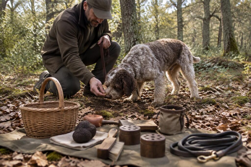 découvrez les outils essentiels et les meilleures méthodes pour entraîner votre chien à la recherche de truffes avec un kit de dressage adapté.